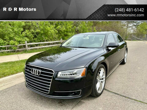 2015 Audi A8 L for sale at R & R Motors in Waterford MI