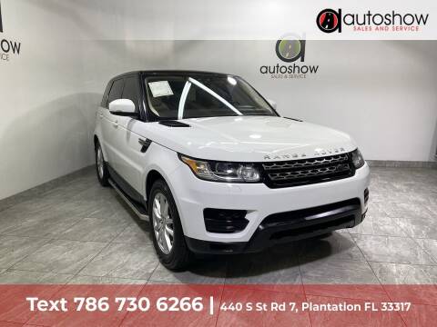 2017 Land Rover Range Rover Sport for sale at AUTOSHOW SALES & SERVICE in Plantation FL