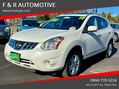 2013 Nissan Rogue for sale at F & R AUTOMOTIVE in Jacksonville FL