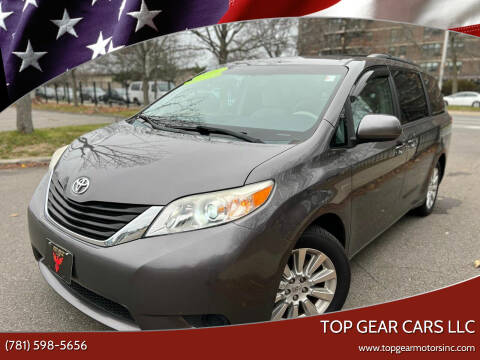 2012 Toyota Sienna for sale at Top Gear Cars LLC in Lynn MA