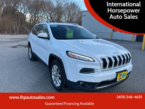 2015 Jeep Cherokee for sale at International Horsepower Auto Sales in Warwick RI