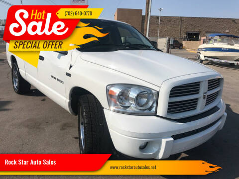 2007 Dodge Ram Pickup 1500 for sale at ROCK STAR TRUCK & AUTO LLC in Las Vegas NV