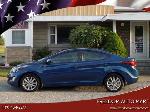 2015 Hyundai Elantra for sale at Freedom Auto Mart in Bellevue OH