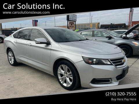 2015 Chevrolet Impala for sale at Car Solutions Inc. in San Antonio TX