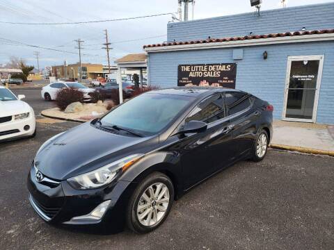 2014 Hyundai Elantra for sale at The Little Details Auto Sales in Reno NV