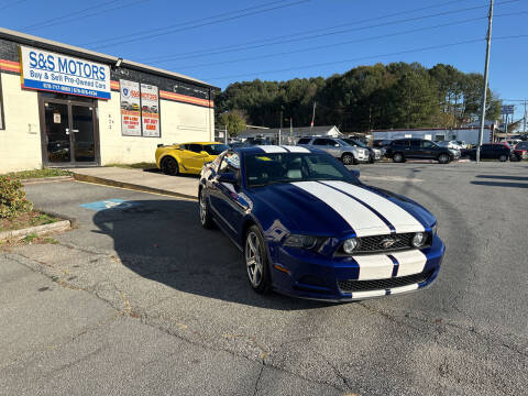 2013 Ford Mustang for sale at S & S Motors in Marietta GA