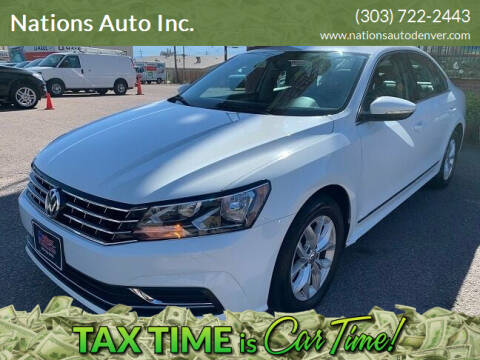 2016 Volkswagen Passat for sale at Nations Auto Inc. in Denver CO
