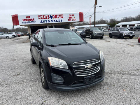2016 Chevrolet Trax for sale at Texas Drive LLC in Garland TX