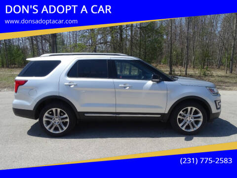 2017 Ford Explorer for sale at DON'S ADOPT A CAR in Cadillac MI