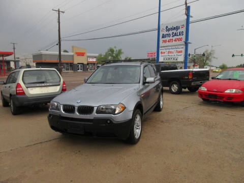 2005 BMW X3 for sale at Springs Auto Sales in Colorado Springs CO