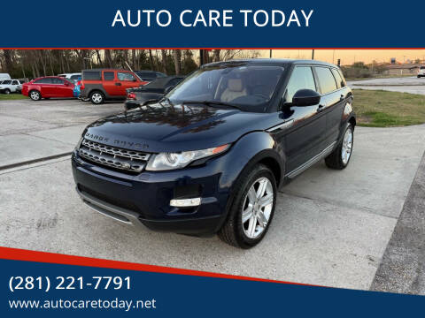 2014 Land Rover Range Rover Evoque for sale at AUTO CARE TODAY in Spring TX