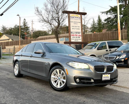 2016 BMW 5 Series for sale at Sierra Auto Sales Inc in Auburn CA