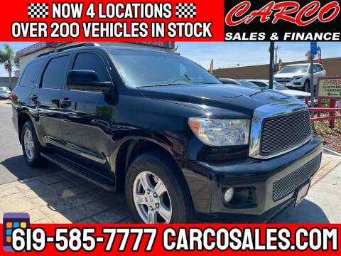 2011 Toyota Sequoia for sale at CARCO SALES & FINANCE #3 in Chula Vista CA