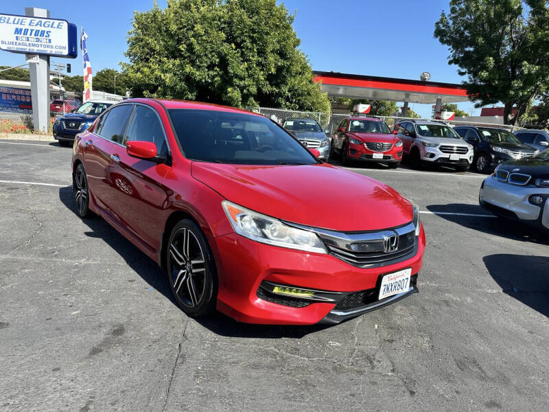 Used 2017 Honda Accord Sport SE with VIN 1HGCR2F12HA115916 for sale in Fremont, CA