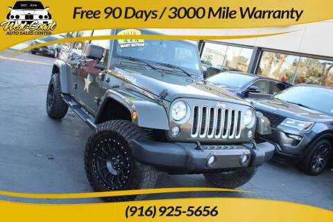 2016 Jeep Wrangler Unlimited for sale at West Coast Auto Sales Center in Sacramento CA