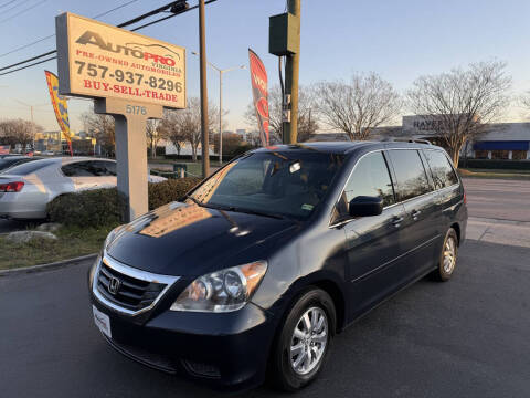 2010 Honda Odyssey for sale at AutoPro Virginia LLC in Virginia Beach VA