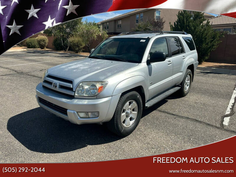 2004 Toyota 4Runner for sale at Freedom Auto Sales in Albuquerque NM