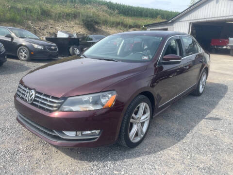 2013 Volkswagen Passat for sale at Dealz On Wheels LLC in Mifflinburg PA