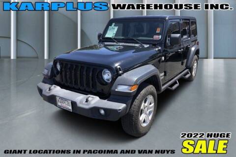 2019 Jeep Wrangler Unlimited for sale at Karplus Warehouse in Pacoima CA