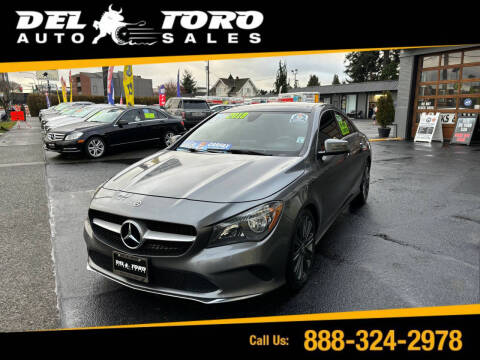 2018 Mercedes-Benz CLA for sale at DEL TORO AUTO SALES in Auburn WA