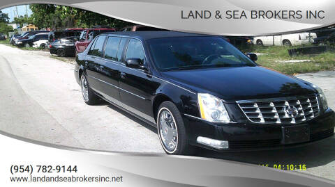 2010 Cadillac DTS Pro for sale at LAND & SEA BROKERS INC in Pompano Beach FL