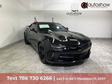 2018 Chevrolet Camaro for sale at AUTOSHOW SALES & SERVICE in Plantation FL