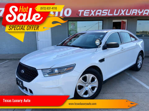 2015 Ford Taurus for sale at Texas Luxury Auto in Cedar Hill TX