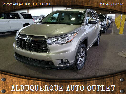2015 Toyota Highlander for sale at ALBUQUERQUE AUTO OUTLET in Albuquerque NM