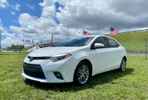 2015 Toyota Corolla for sale at Cars N Trucks in Hollywood FL