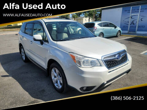 2014 Subaru Forester for sale at Alfa Used Auto in Holly Hill FL