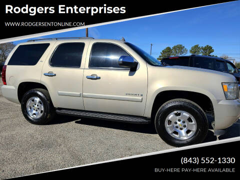 2008 Chevrolet Tahoe for sale at Rodgers Enterprises in North Charleston SC