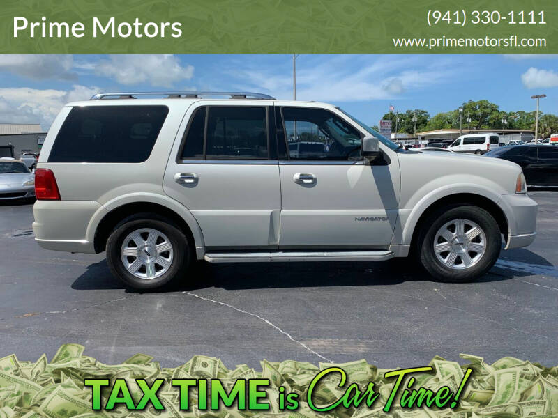 2005 Lincoln Navigator for sale at Prime Motors in Sarasota FL