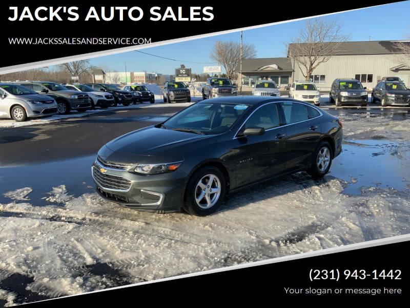 2018 Chevrolet Malibu for sale at JACK'S AUTO SALES in Traverse City MI