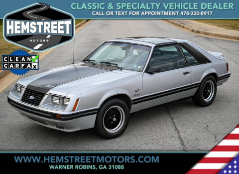 1984 Ford Mustang for sale at Hemstreet Motors in Warner Robins GA