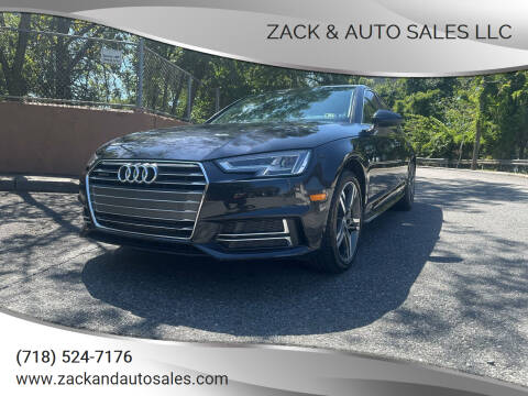 2017 Audi A4 for sale at Zack & Auto Sales LLC in Staten Island NY
