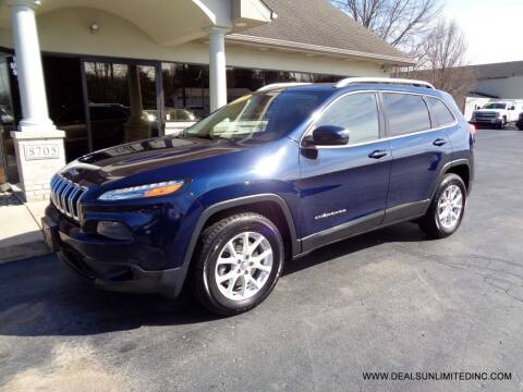 2016 Jeep Cherokee for sale at DEALS UNLIMITED INC in Portage MI