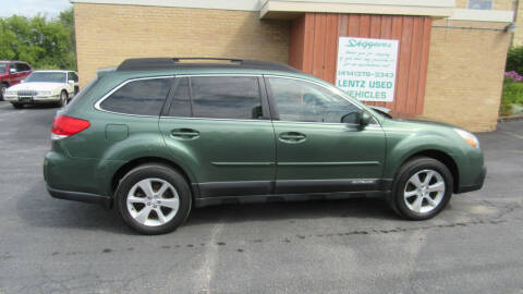2013 Subaru Outback for sale at LENTZ USED VEHICLES INC in Waldo WI