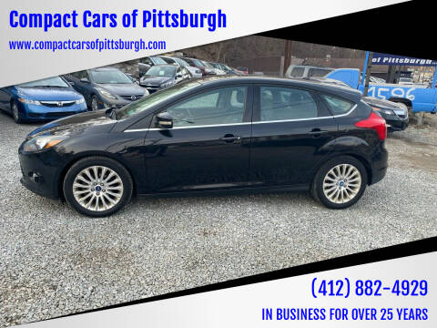 2012 Ford Focus for sale at Compact Cars of Pittsburgh in Pittsburgh PA
