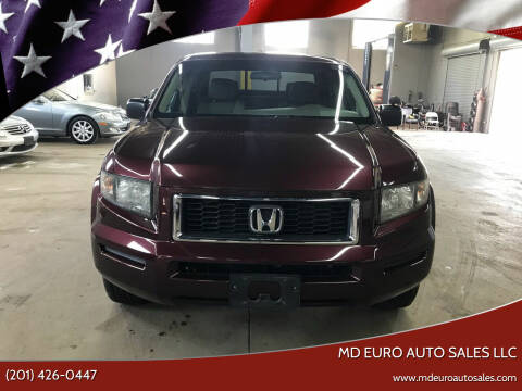 2008 Honda Ridgeline for sale at MD Euro Auto Sales LLC in Hasbrouck Heights NJ