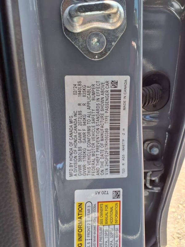 2024 Honda Civic Sport