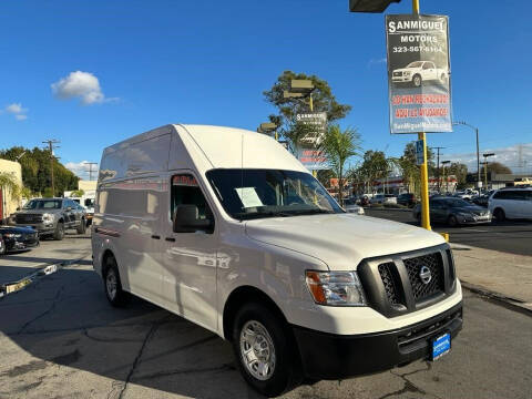 2020 Nissan NV for sale at Sanmiguel Motors in South Gate CA