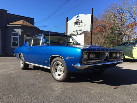 1967 Plymouth Barracuda for sale at Smithfield Classic Cars & Auto Sales, LLC in Smithfield RI