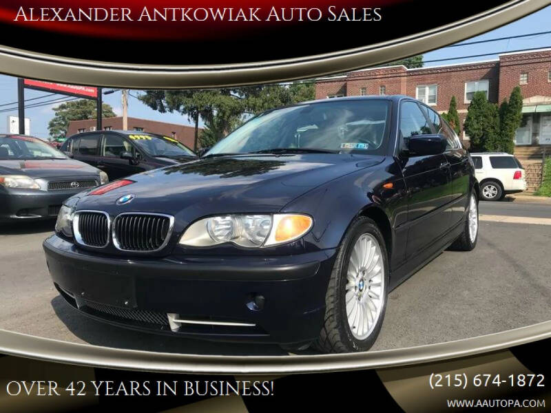 2002 BMW 3 Series for sale at Alexander Antkowiak Auto Sales Inc. in Hatboro PA
