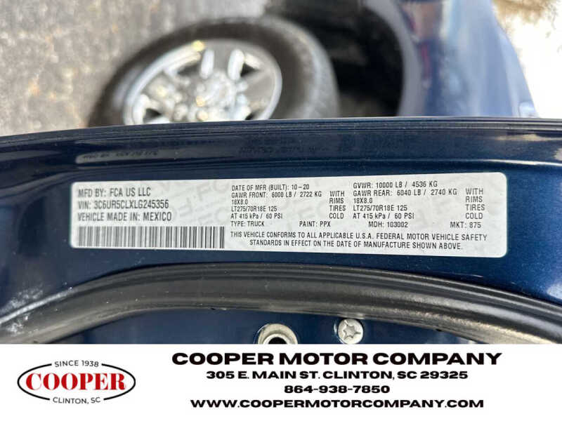 2020 RAM 2500 Tradesman