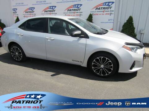 2016 Toyota Corolla for sale at PATRIOT CHRYSLER DODGE JEEP RAM in Oakland MD