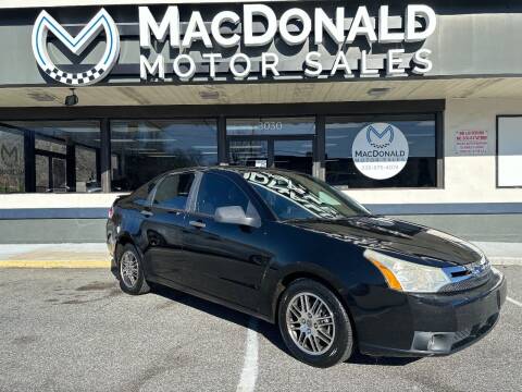 2010 Ford Focus for sale at MacDonald Motor Sales in High Point NC