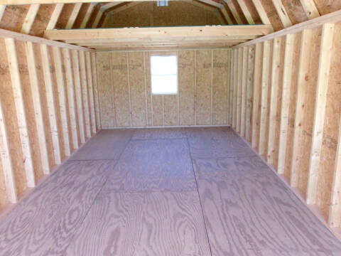 12 x 28 lofted barn w/garage pkg