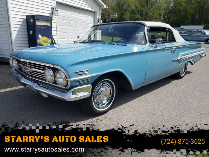 1960 Chevrolet Impala for sale at STARRY'S AUTO SALES in New Alexandria PA