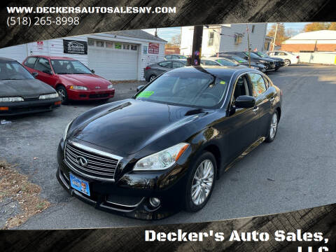 2012 Infiniti M37 for sale at Decker's Auto Sales, LLC in Schenectady NY