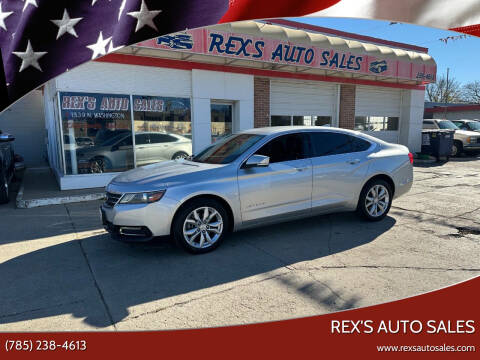 2018 Chevrolet Impala for sale at Rex's Auto Sales in Junction City KS